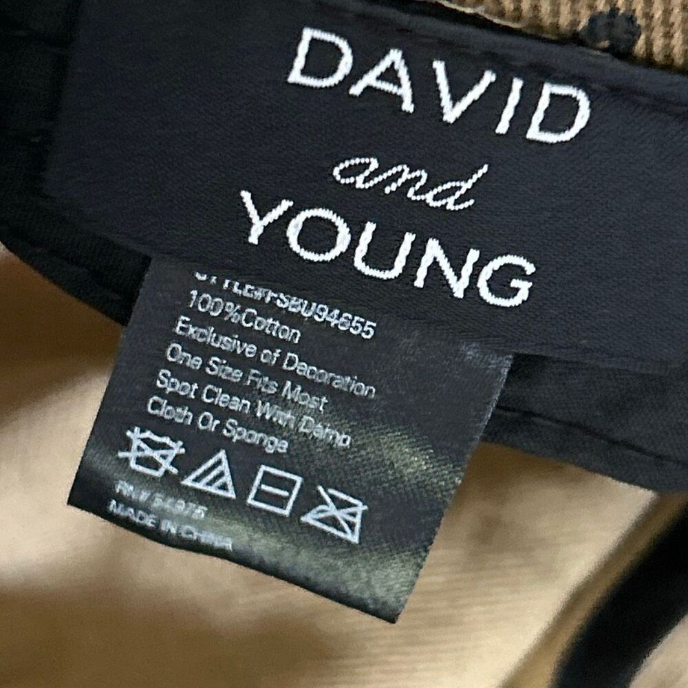 NWOT David and Young brown leopard cheetah bucket hat size one size - Picture 4 of 5